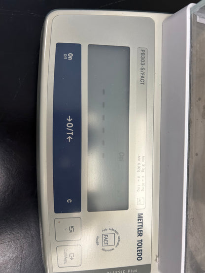 Mettler Toledo PB303-S /FACT Lab Balance