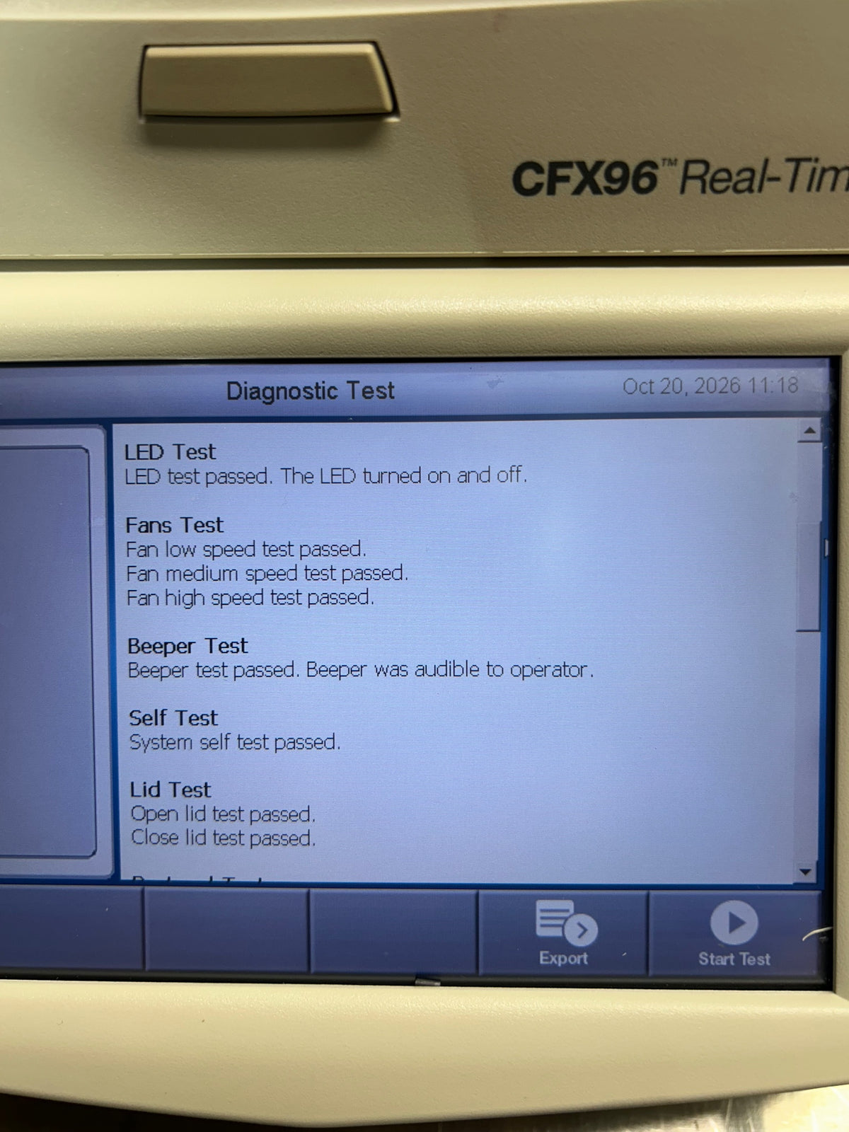 Bio Rad C1000 CFX96 Optics Module Laptop w/ CFX Maestro