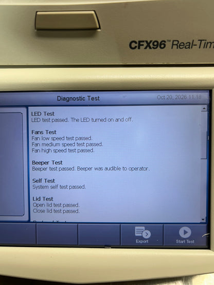 Bio Rad C1000 CFX96 Optics Module Laptop w/ CFX Maestro