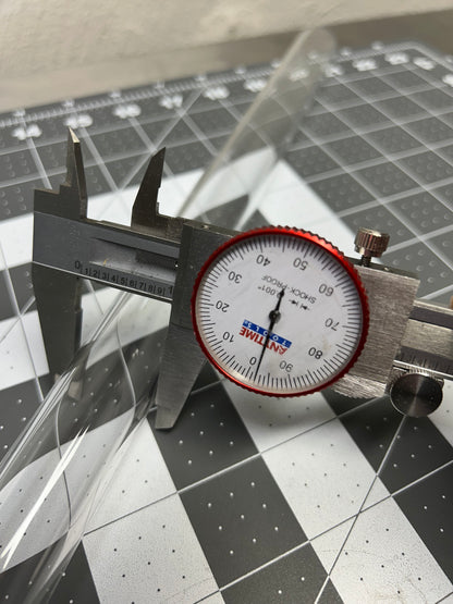 Quartz Tube 1 inch OD 0.8 inch ID