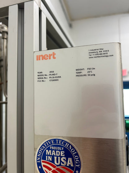 Inert PureSolv MD7 Solvent Purification System 5 Channels Regenerated