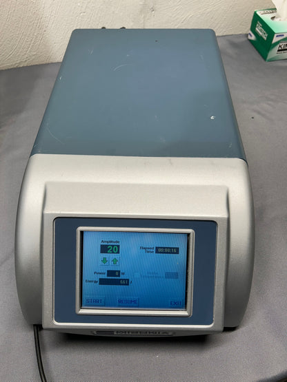 Misonix S-4000 Sonicator with microplate horn and sound enclosure