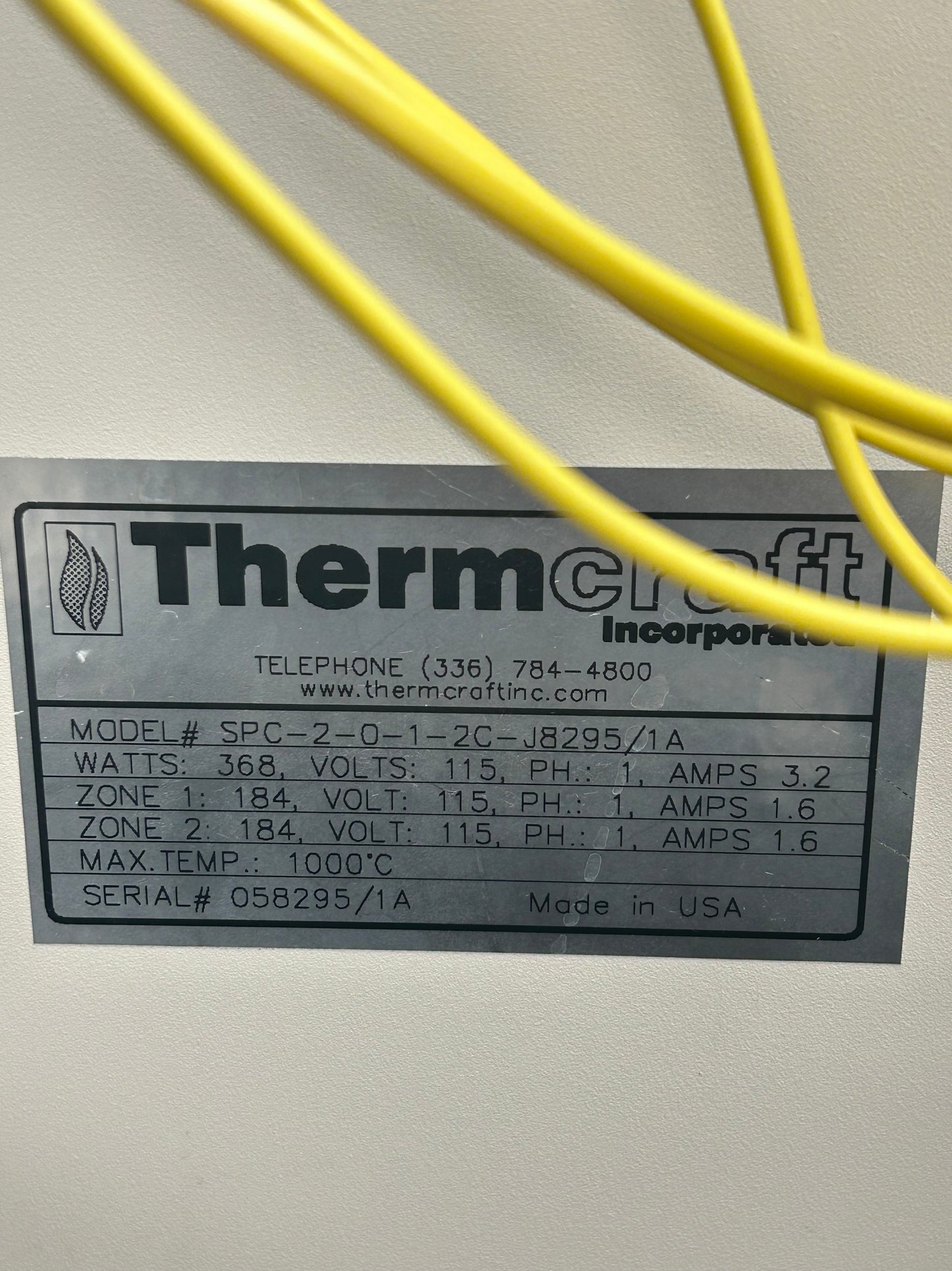 Thermcraft Two Zone Special Tube Furnace