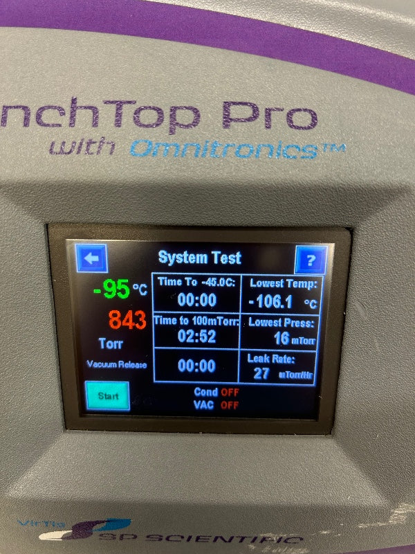 SP Scientific Benchtop Pro Freeze Dryer System -105°C DOM2018 See Video