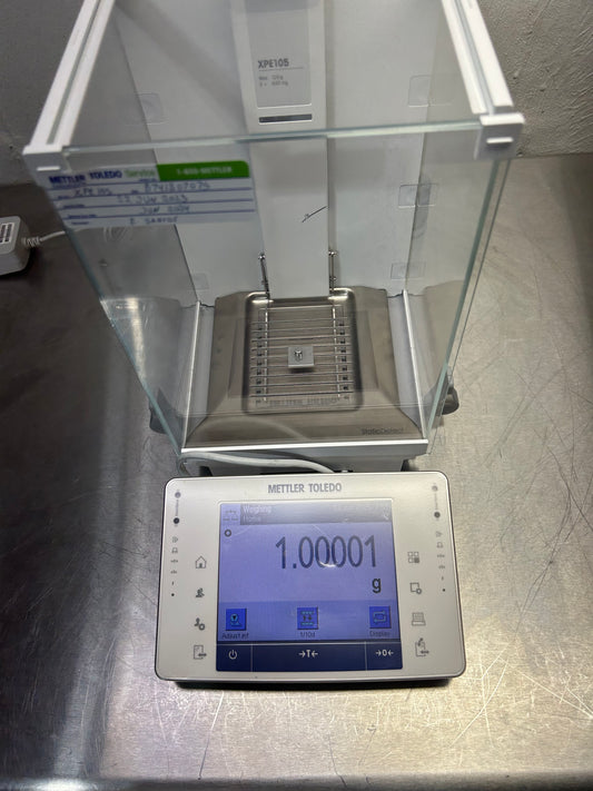 Mettler Toledo XPE105 Analytical Balance Readability 0.01 mg