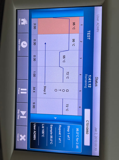 Bio-rad Touch C1000 Thermal Cycler with 96-well Fast Reaction Module