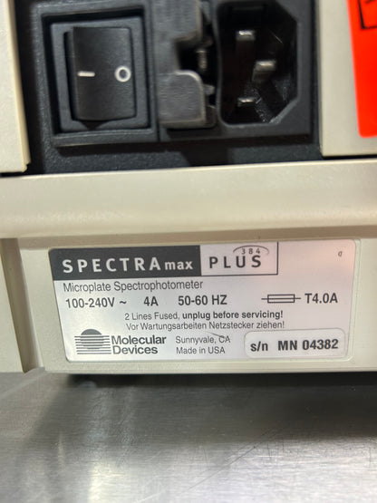 Molecular Devices Spectramax Plus 384 w/ softmax Pro