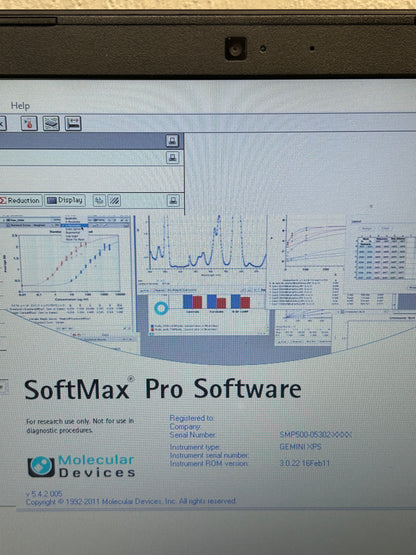 Molecular Devices SpectraMax Gemini XPS Microplate Reader w/software