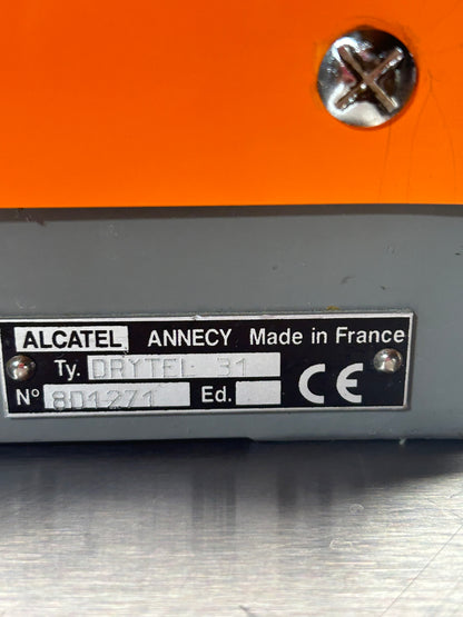 ALCATEL DRYTEL 31 DRY VACUUM TURBO PUMPING STATION