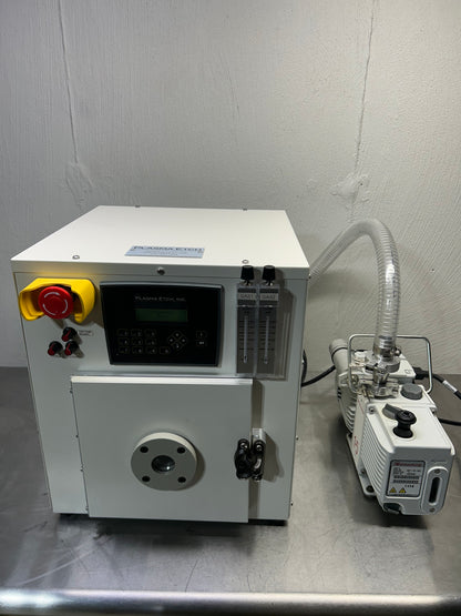 Plasma Etch PE-50-LF Plasma Etcher with vacuum pump