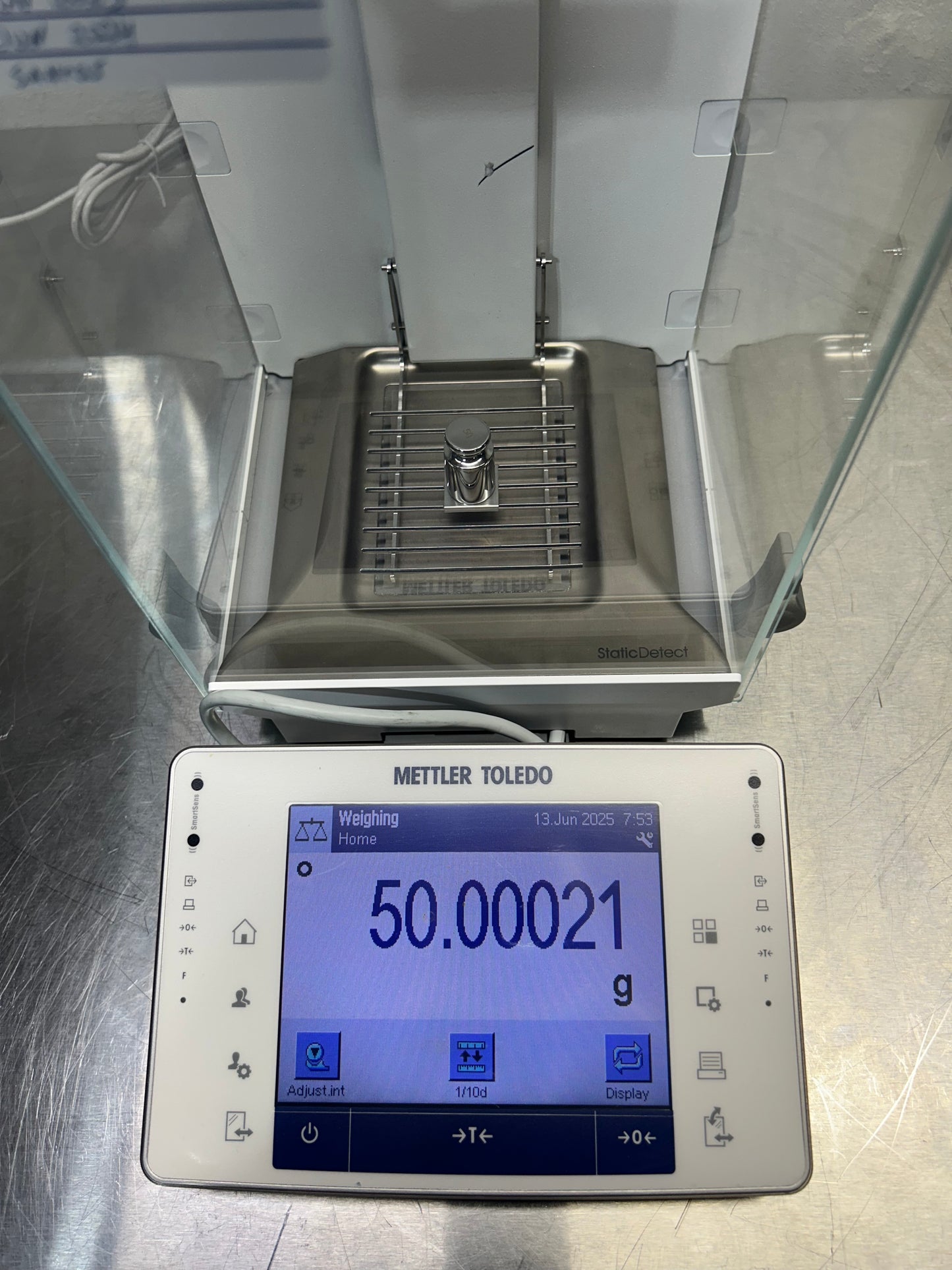 Mettler Toledo XPE105 Analytical Balance Readability 0.01 mg