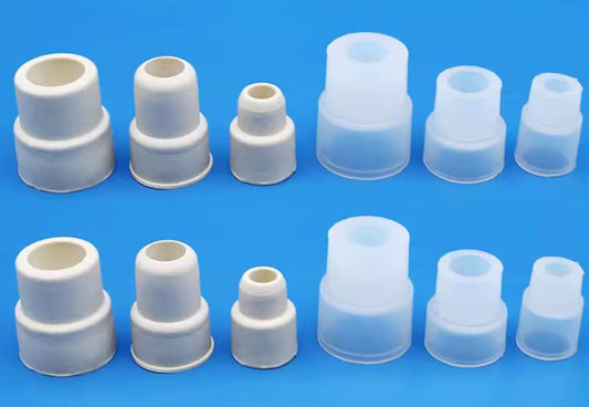 Pack of 10 Natural or Silicone Folding Skirt Flap Rubber Stopper Plug Seal