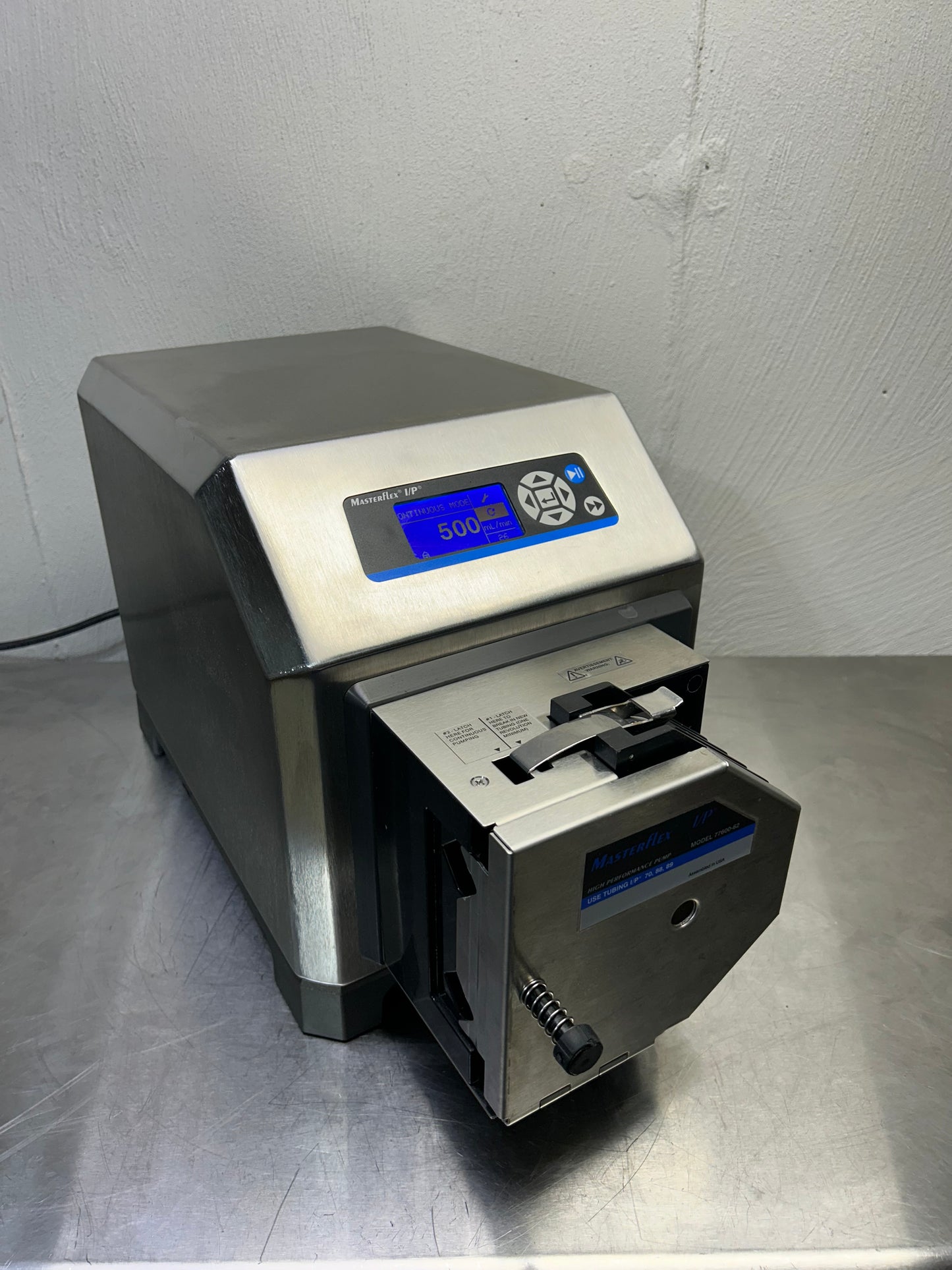 Cole-Parmer 77420-30 Masterflex I/P Peristaltic Pump 77600-62 Head