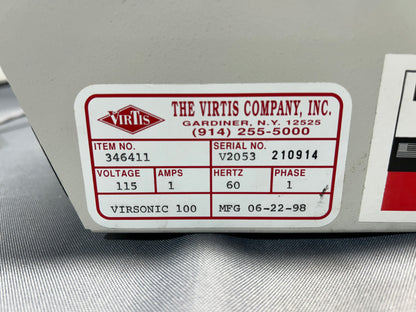 Virtis Virsonic 100 with Converter and Tip