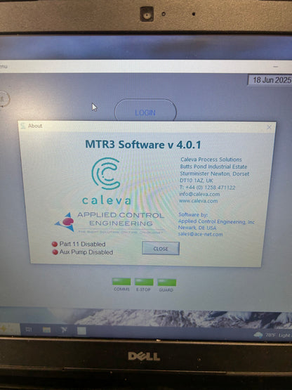 Caleva MTR3 Mixer Torque Rheometer