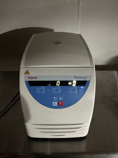 Thermo Sorvall Legend Micro 17R Refrigerated Benchtop Centrifuge DOM 2016