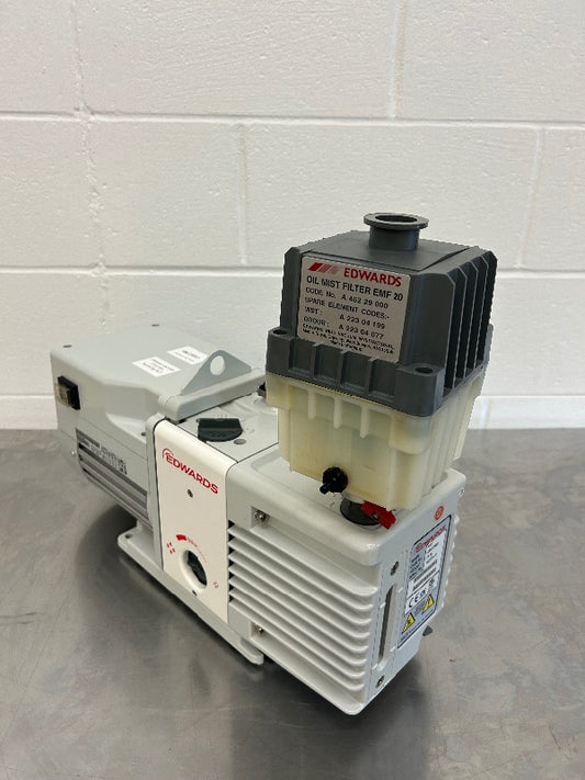 Edwards RV8 Rotary Vane Vacuum Pump with oil mist filter