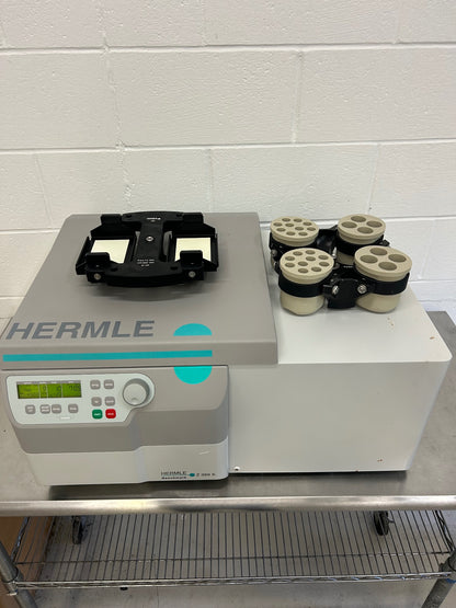 Hermle Benchmark Z366K Refrigerated Centrifuge w/ 2 rotors DOM2017