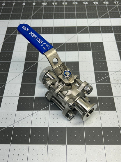 304 Stainless Steel  High Vacuum Manual Ball Valve KF 16 25 40 50