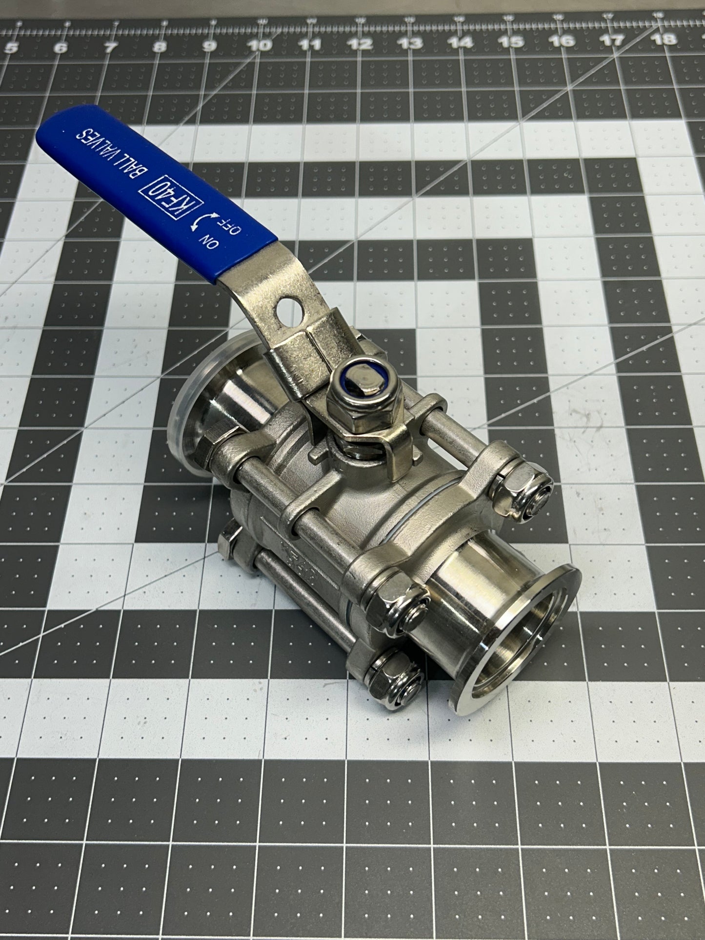 304 Stainless Steel  High Vacuum Manual Ball Valve KF 16 25 40 50