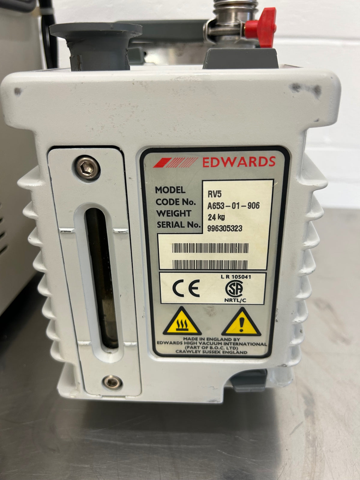 Varian 938-41 Helium Leak Detector with Turbo Pump Working See Video