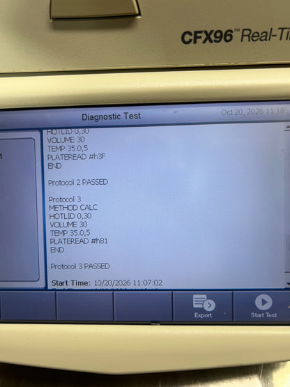 Bio Rad C1000 CFX96 Optics Module Laptop w/ CFX Maestro