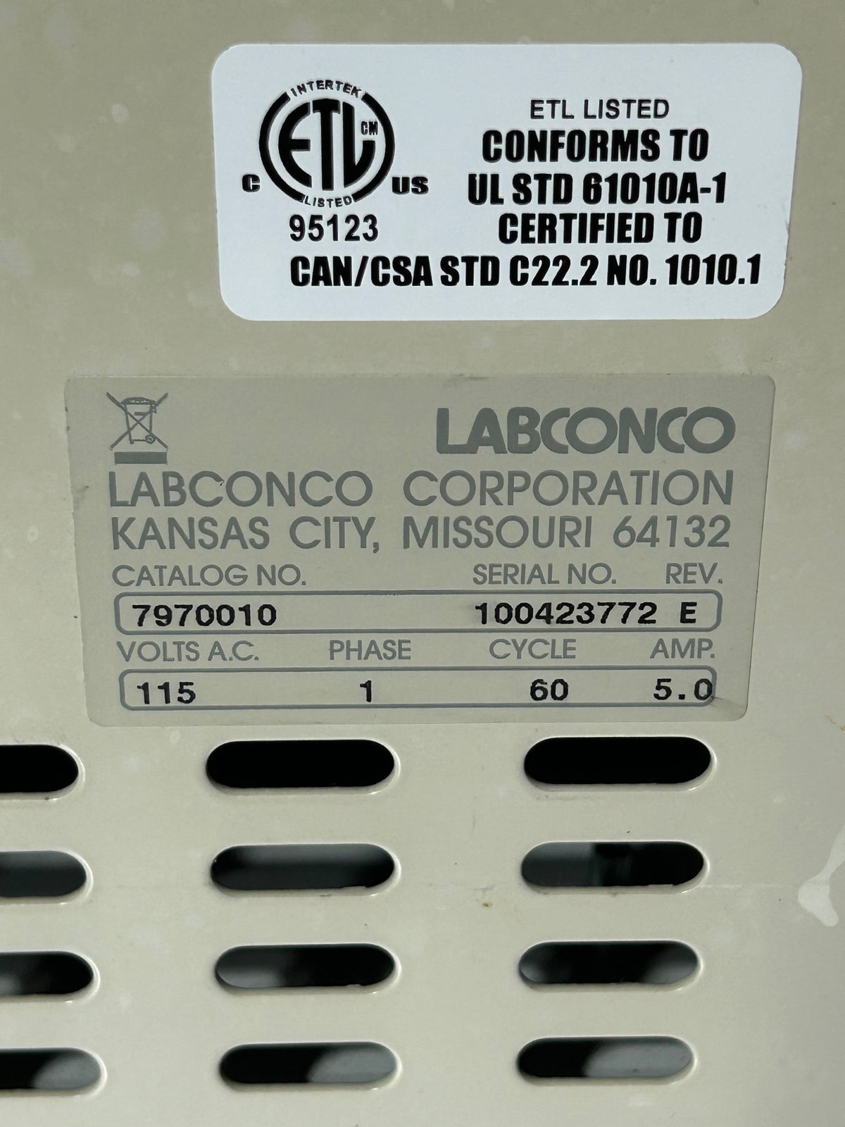 Labconco CentriVap DNA Vacuum Concentrator Working See video