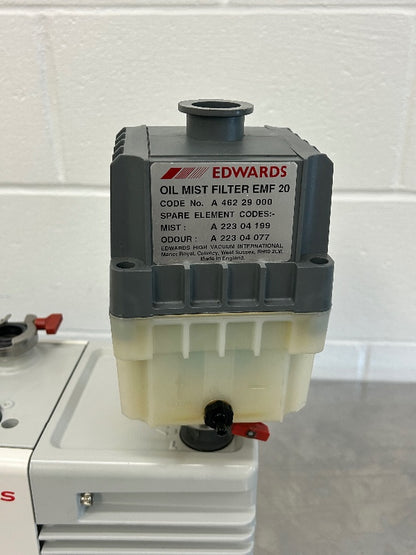 Edwards RV8 Rotary Vane Vacuum Pump with oil mist filter
