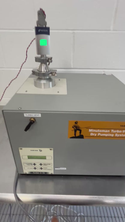 Varian Minuteman Turbo-V70D Dry Pumping System