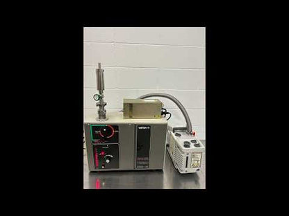 Varian 938-41 Helium Leak Detector with Turbo Pump Working See Video
